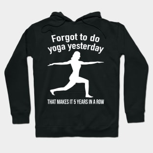 Forget To Do Yoga Yesterday - Funny T Shirts Sayings - Funny T Shirts For Women - SarcasticT Shirts Hoodie